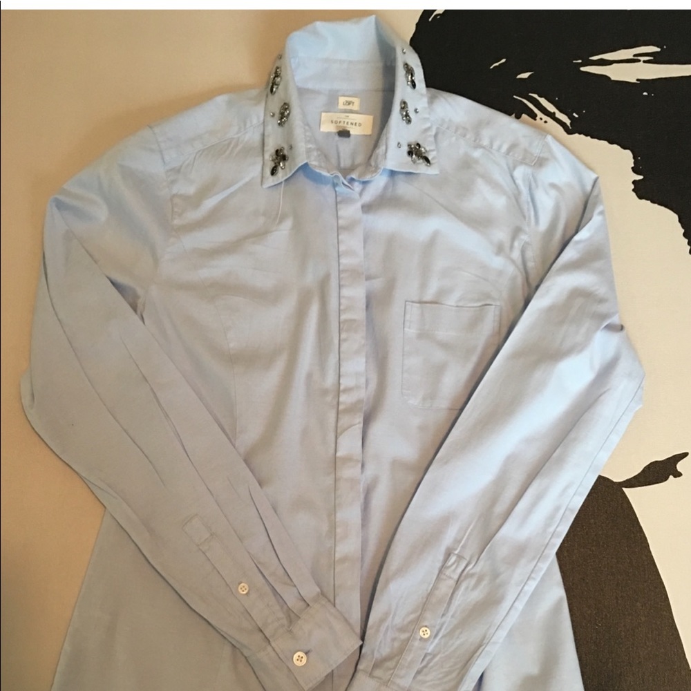 Ann Taylor Loft The Softened Button Up Shirt